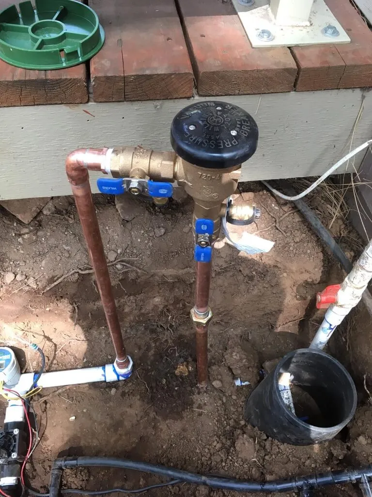 A pressure vacuum breaker